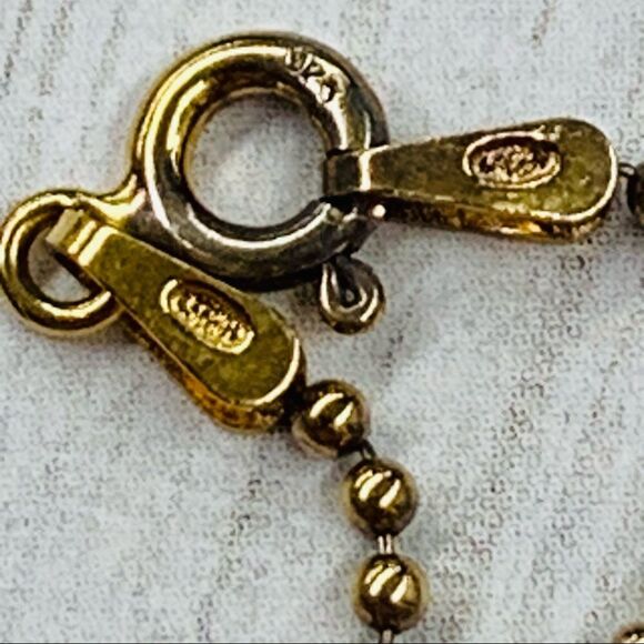 925 Silver and Gold over Silver Angel Necklace - Picture 4 of 4